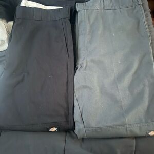 Black and Grey dickies loose fit pants